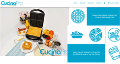 Desktop Screenshot of cucinapro.com